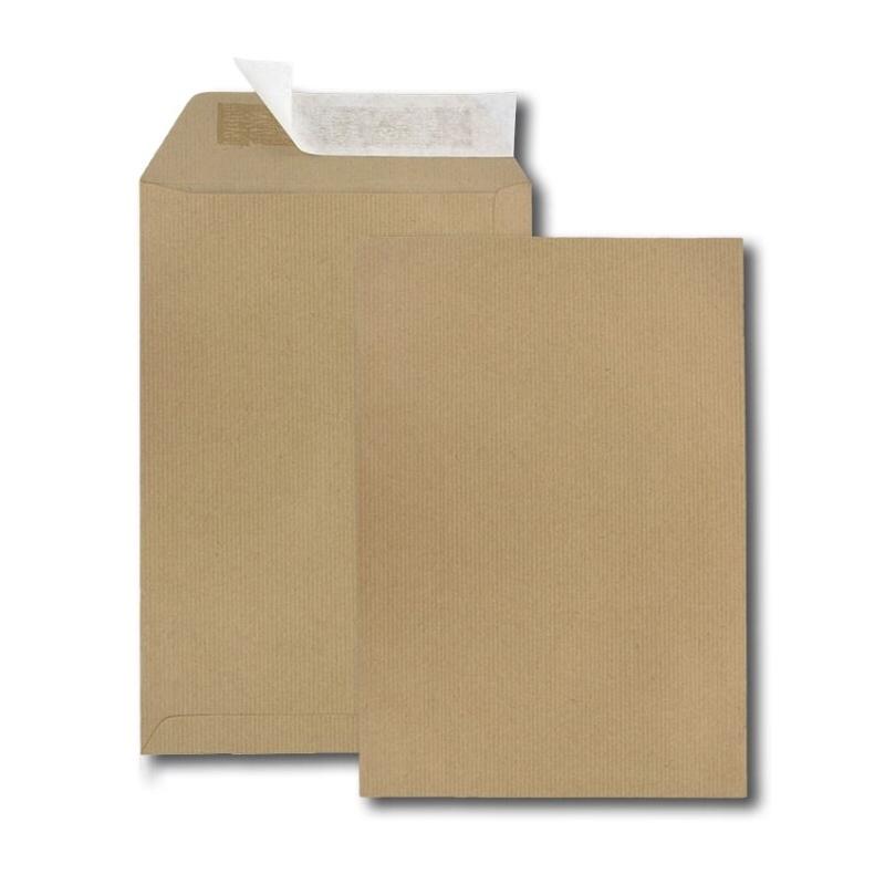 GPV Boîte de 250 pochettes Everyday kraft brun 280x400/E4, 120 g/m², adhésives avec bande - 3250650041459_0