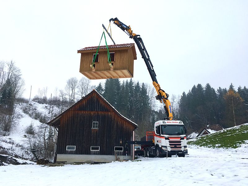 Grue auxiliaire Effer