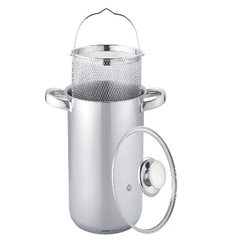 Hostelnovo del Valles Hostelnovo - Marmite asperges/spaghettis inox 21 x 16 cm 4,2 L - argenté Acier inoxydable 18/10 2443_0