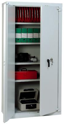 ARMOIRE FORTE 2 PORTES SERRURE À CLÉ 757 LITRES COLORIS IVOIRE - MANUTAN COLLECTIVITÉS
