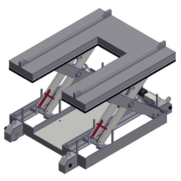 Table Élévatrice Hydraulique pour Dépose et Repose de Bogies - Ref. 20.1_0