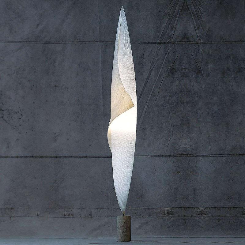 INGO MAURER LAMPADAIRE EN COCON WO-TUM-BU 1 AVEC VARIATEUR