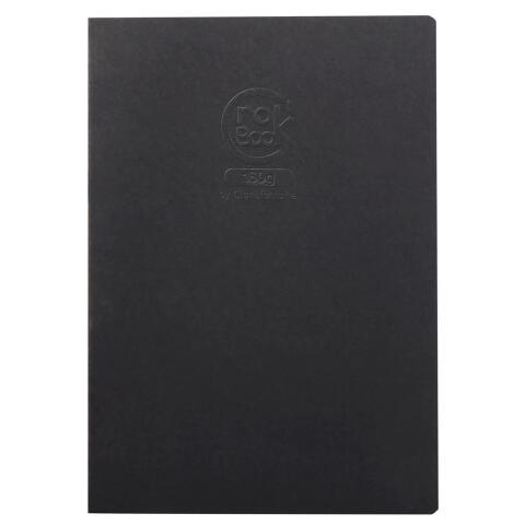 LOT DE 10 - CROK'BOOK CARNET PIQUÉ 20F A4 160G F - NOIR