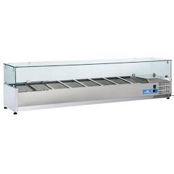 Saladette Réfrigérée 8X GN 1/3 H 150 mm, +2°/+8°C - Mastro - 0651637700889_0