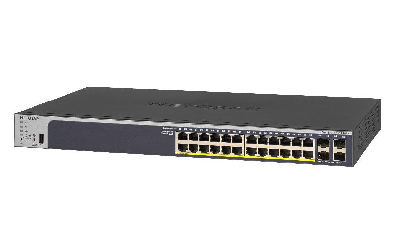 Netgear GS728TPP Géré L2/L3/L4 Gigabit Ethernet (10/100/1000) Noir 1U Connexion Ethernet, supportant l'alimentation via ce port (PoE)_0