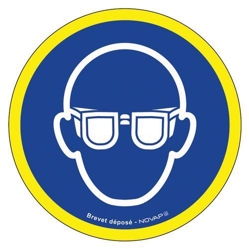 PANNEAU HAUTE VISIBILITÉ - PORT LUNETTES - 30CM - NOVAP