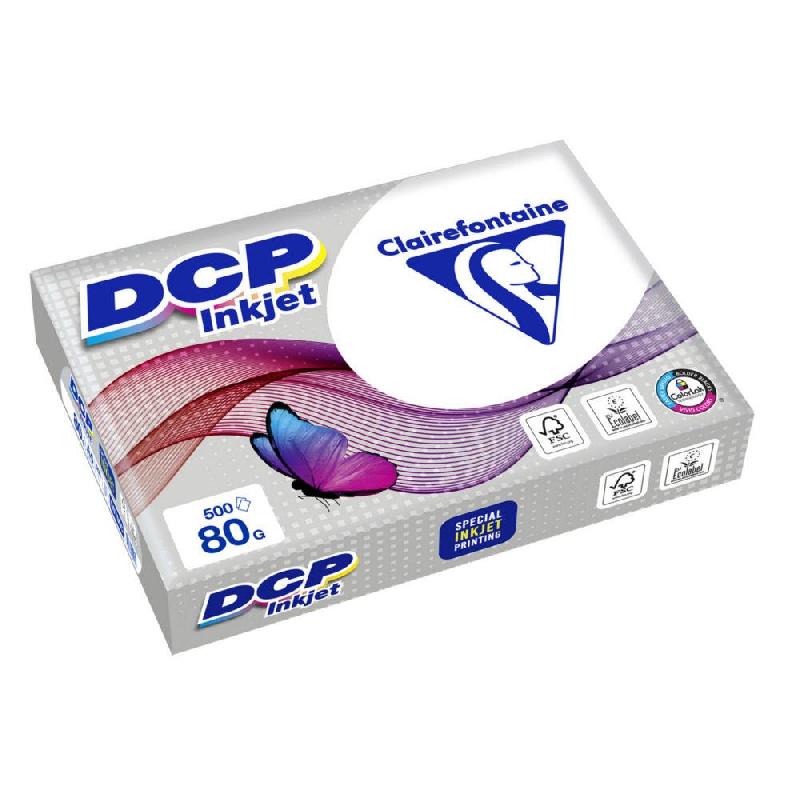 PAPIER CLAIREFONTAINE DCP A4 BLANC 80G - RAMETTE DE 500 FEUILLES