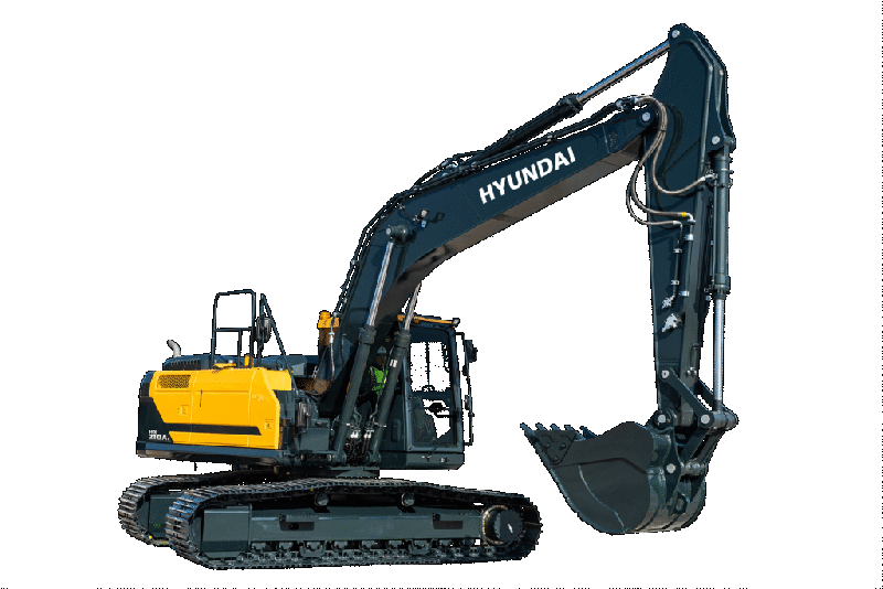 Pelle sur chenilles HYUNDAI HX210A L Série A - moteur Cummins Stage V, 22 tonnes, 129 kW (173 ch)_0
