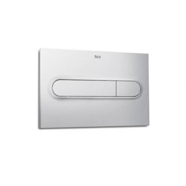 PLAQUE DE COMMANDE PL1 ONE DUAL CHROMÉ MAT - ROCA A890195002