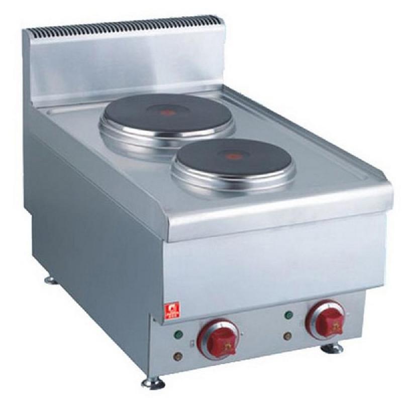 Plaque professionnelle justz2 double électrique gamme cuissontop 650