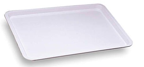 PLATEAU ALIMENTAIRE ABS 60 X 41 CM BLANC