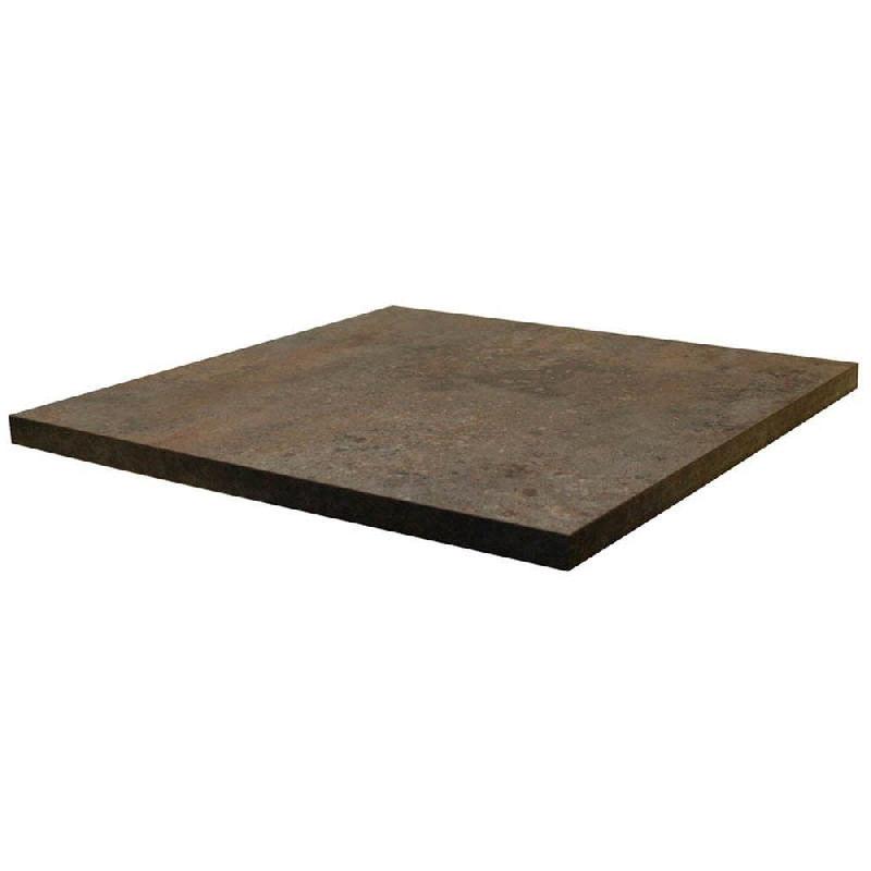 Plateau carré de table d'intérieur Tavola 60x60cm stratifié caldéra_0