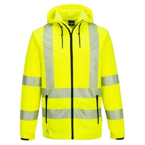 PORTWEST KX303 SWEAT À CAPUCHE ZIPPÉ HV KX3 JAUNE - TAILLE 5XL