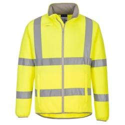 Portwest - Veste polaire ECO haute visibilité orange Taille L - Tissu recyclé, bandes réfléchissantes, normes EN ISO 20471_0