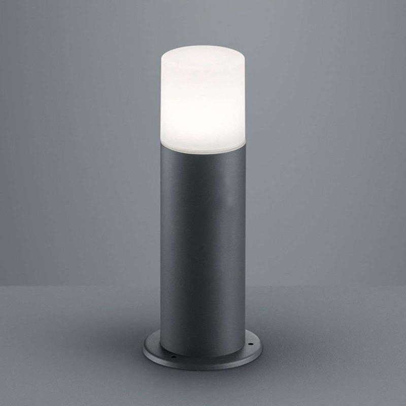 TRIO LIGHTING LUMINAIRE POUR SOCLE HOOSIC EN FONTE D\'ALUMINIUM, ANTHRACITE