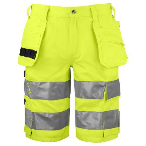PROJOB 6535 SHORTS - EN ISO 20471 CLASSE 2/1 JAUNE/NOIR - TAILLE 54