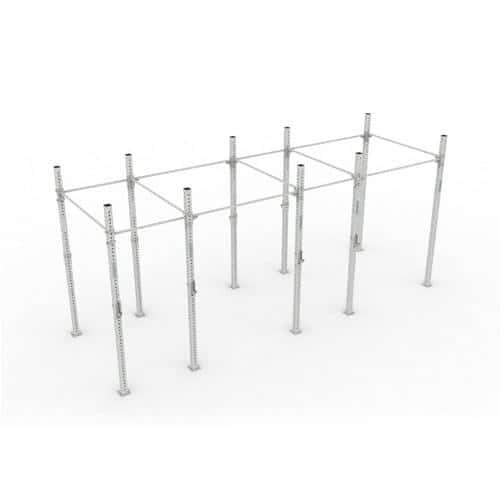 RACK COTIS - FIT AND RACK - HAUTEUR 3,6M PROFONDEUR 1,88M GRIS