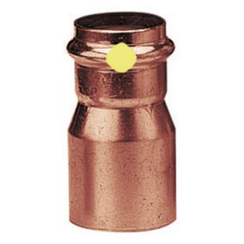 RÉDUCTION CUIVRE MÂLE / FEMELLE À SERTIR Ø 18 Ø 16 SPÉCIAL GAZ VIEGA
