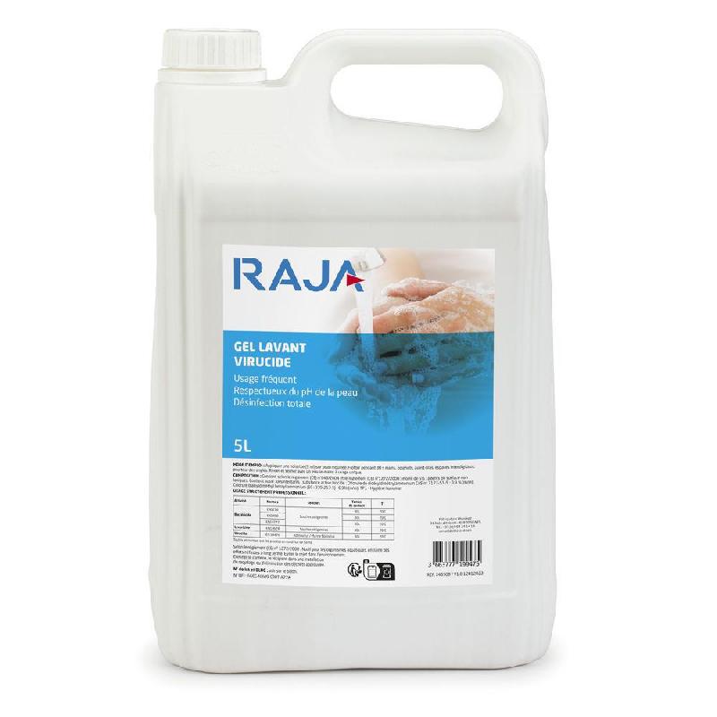 SAVON GEL LAVANT BACTERICIDE RAJA - BIDON DE 5L