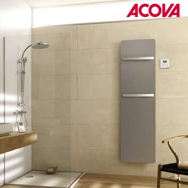 SÈCHE-SERVIETTE ACOVA - PLUME ÉLECTRIQUE ALUMINIUM ANODISÉ 500W TGPA-190-050/GF