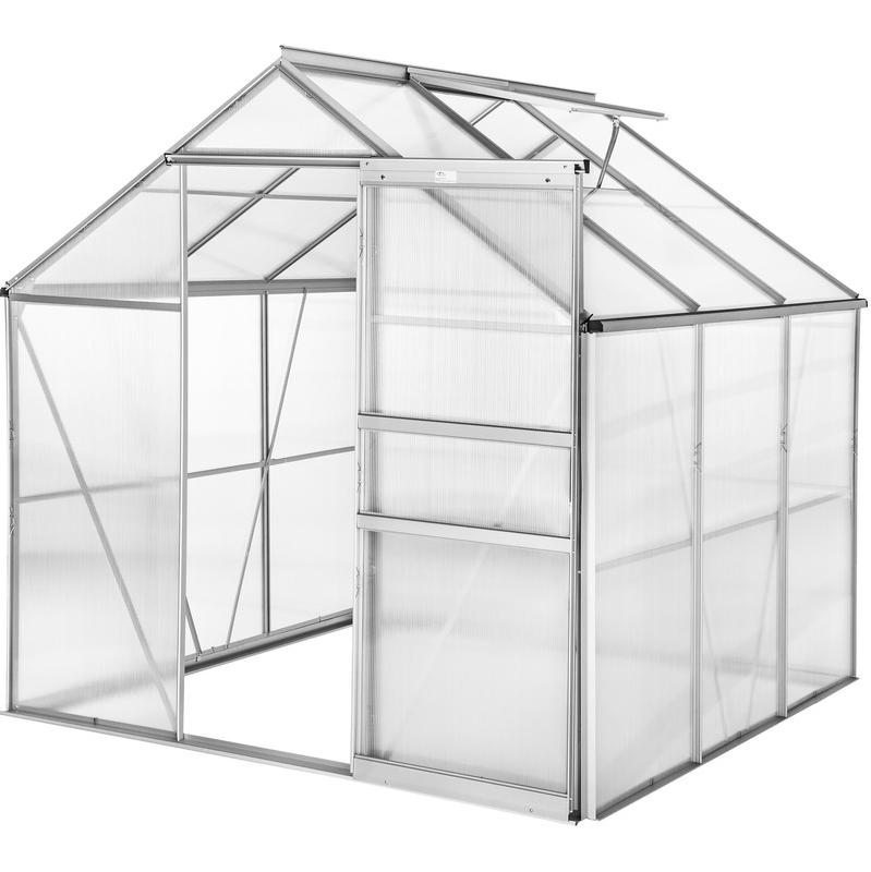 Serre De Jardin Polycarbonate 3 7 M 1 Lucarne Tectake