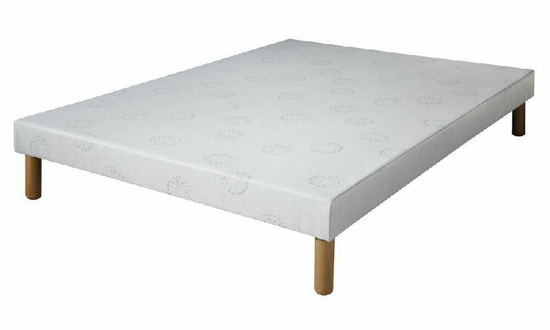 SOMMIER TAPISSIER WELL  BLANC 80+80X200 CM