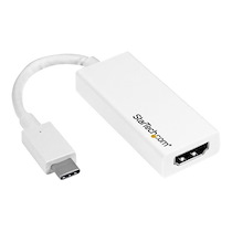STARTECH.COM ADAPTATEUR VIDÉO USB-C VERS HDMI - M/F - ULTRA HD 4K - BLANC
