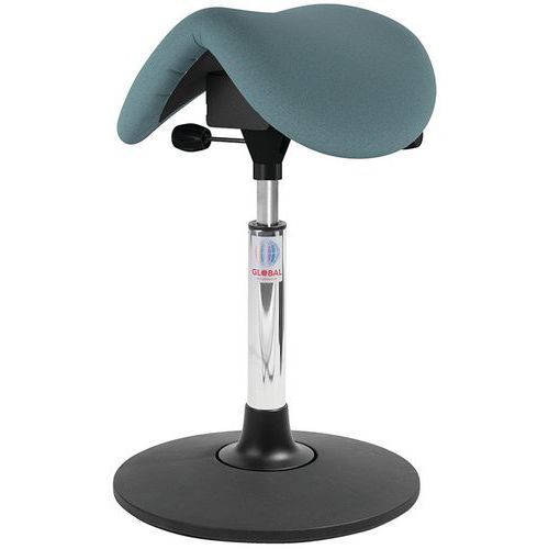 SIÈGE MINI SWAY EASY SEAT - TISSU CURA - BAS - VERT/GRIS - GLOBAL PROFESSIONAL SEATING