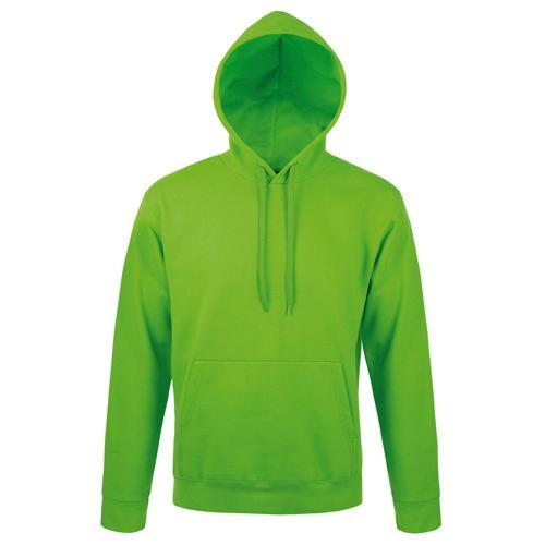 SWEAT PERSONNALISABLE CAPUCHE EXPERT MOLLETON VERT LIME