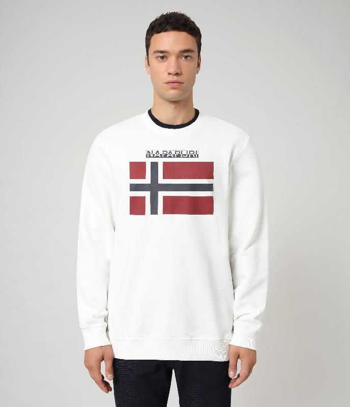 Sweat col rond Bellyn C - 100% coton biologique - Réf: NP0A4EZT - Marque Napapijri_0