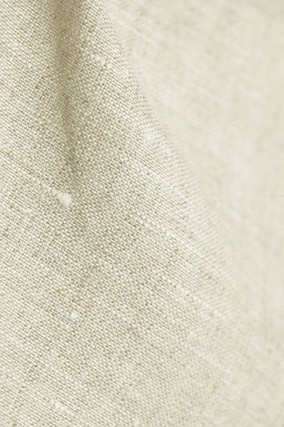TISSU FIN 100% PUR LIN COLORIS SEMI NATUREL