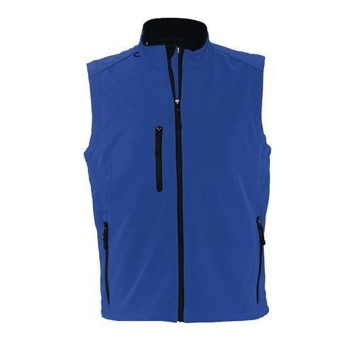 VESTE SANS MANCHE HOMME ZIPPÉE SOFTSHELL EN POLYESTER ROYAL