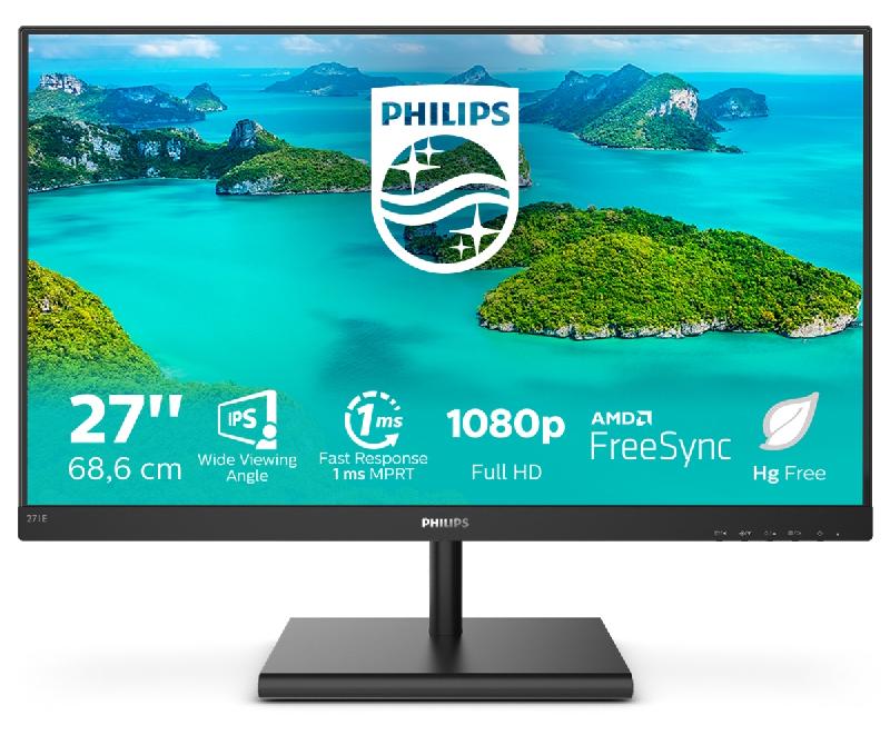PHILIPS 271E1SD - Écran 27'' Full HD, IPS, 4 ms, HDMI, VGA, AMD FreeSync_0