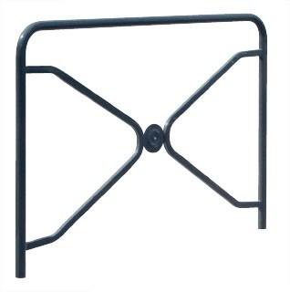 Barrière de ville Nation - longueur 1,50 m - sur platine ou fourreau simple avec kit d'amovibilité_0