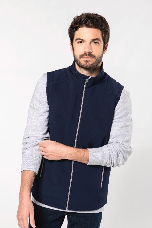 Bodywarmer softshell 2 couches homme - Kariban Réf: K423 - Tissu déperlant - 300 g/m²_0