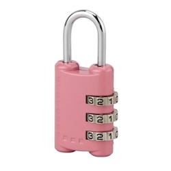 Cadenas à code, bagage, 25mm, anse acier nickelé, 3 chiffres - SP - multicolore 3150268710146_0