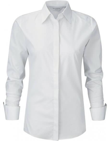 Chemise femme ajustée stretch manches longues - che00013 - confort et entretien facile_0