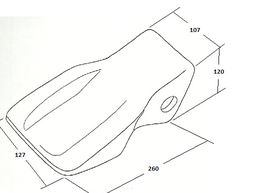 Dent de godet abrasion 9n4353_0