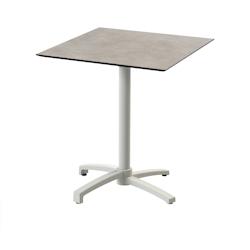 Essentials Table de bistrot - Pliable - 70x70 cm - Sable/Moonstone - X-cross - Veba - gris 110091377_0