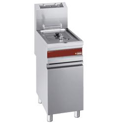 Friteuse gaz - 1 cuve 15 litres sur armoire - modèle F15G/M_0