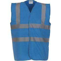 Gilet haute visibilité YOKO bleu saphir T.M Yoko - M polyester 6933883203777_0