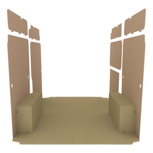 Habillage bois natural K2 aggloméré + MDF / Portes arrière incluses_0