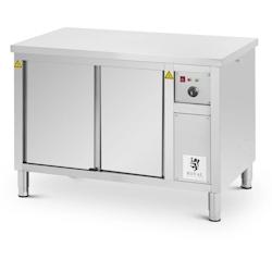 Helloshop26 - Armoire chauffante chauffe-assiette armoire maintien au chaud pour assiettes 120 x 60 x 85 cm 30 à 80 °c acier 14_0008209 - 3000220986_0