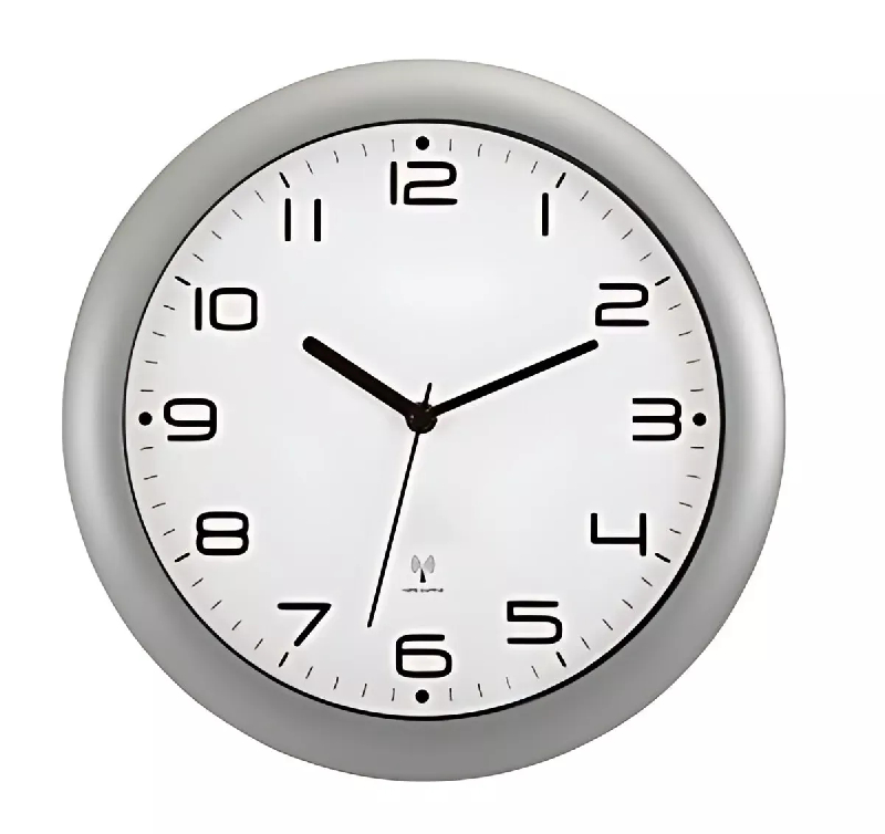 Horloge radio pilotée métal_0