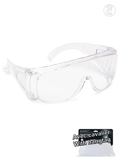 Lunettes visiteur. 100% polycarbonate. Incolore - cevastar_0