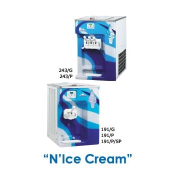 Machine à glace italienne 12L - 1 parfum - 270 portions de 75g/h - Pompe à engrenages - Régulation électronique_0