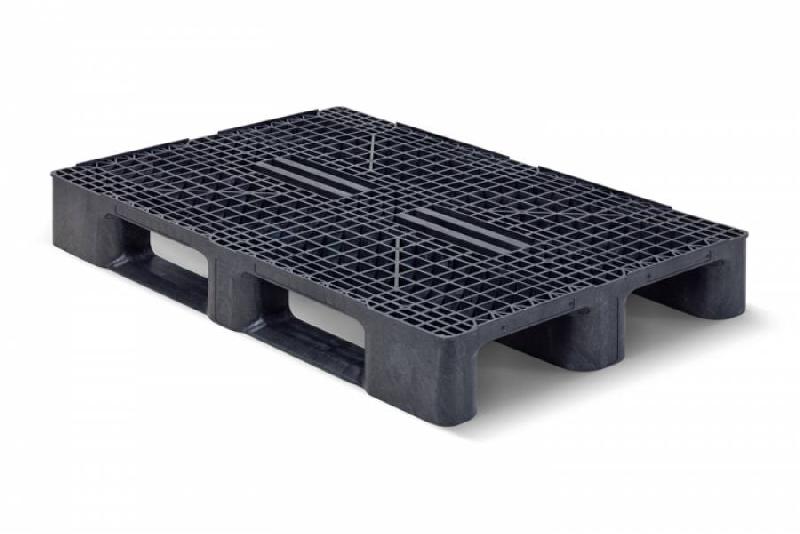 Palette en plastique qp1208hb3rr (cp2) - 800x1200 mm - 16.06 kg - Charges jusqu'à 7500 kg_0