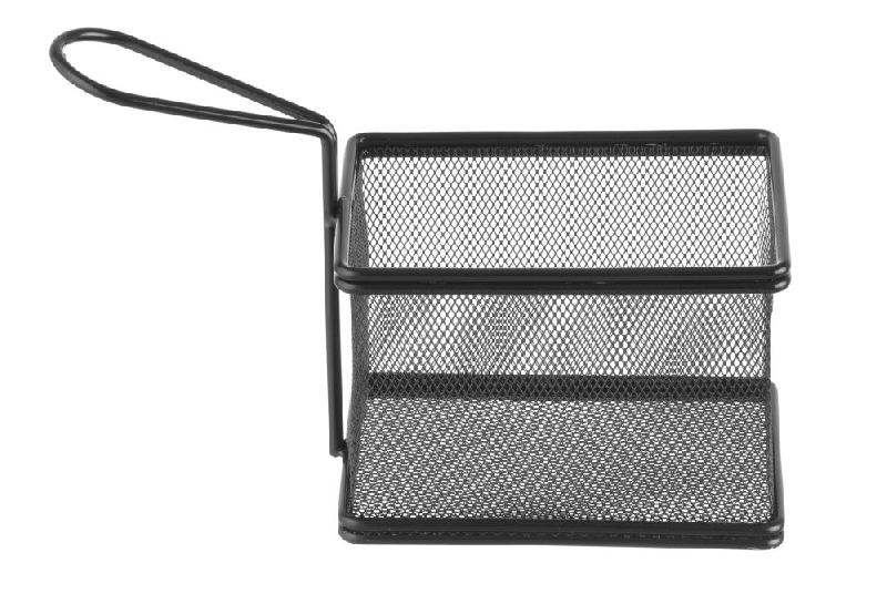 Panier à friture noir en inox - 125x100x85 mm - Référence 425626_0