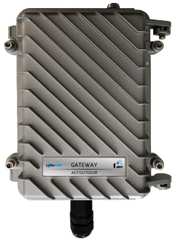 Passerelle gateway LoRaWAN IP66 avec GPS - AGT-OUTDOOR-GPS - Boîtier robuste en aluminium_0
