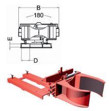 Pince pour fûts avec rotation latérale 180° - charge et retournement frontal et latéral, 2 fonctions hydrauliques_0
